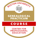Genealogical Practicum Badge