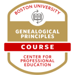 Genealogical Principles Badge
